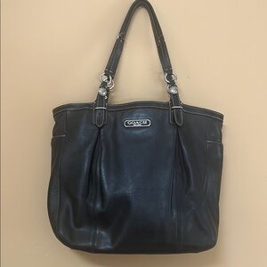 Coach BlackLeather Tote Bag